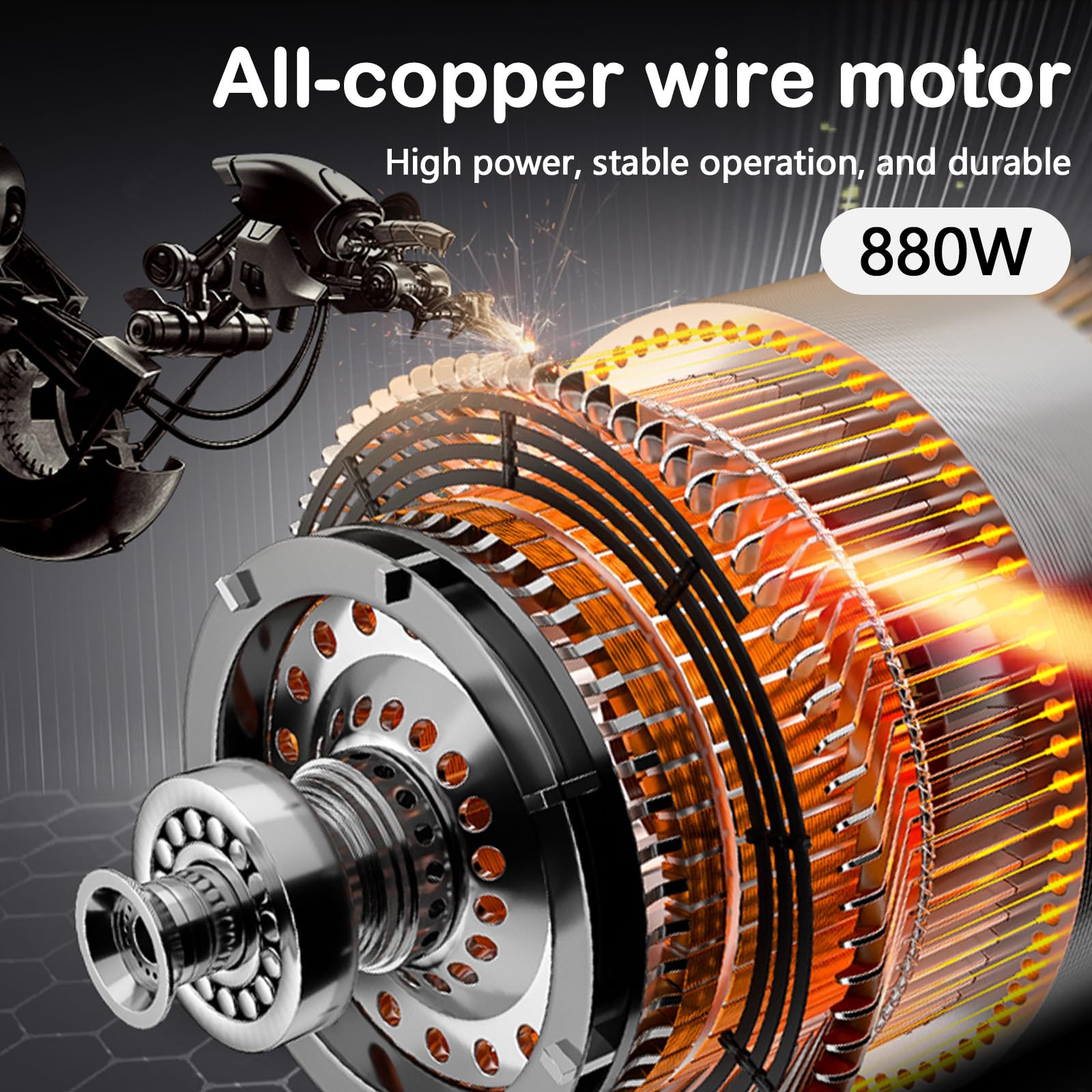 Bomba Eléctrica Para Bidones, 880W Para Gasolina Diésel Y Agua (70-95 L/Min, 5000-10000 Rpm) Equipada Con Tubo De Aluminio 89 Cm Y Manguera De Acero Para Bidones Estándar De 200 L Y 220 L
