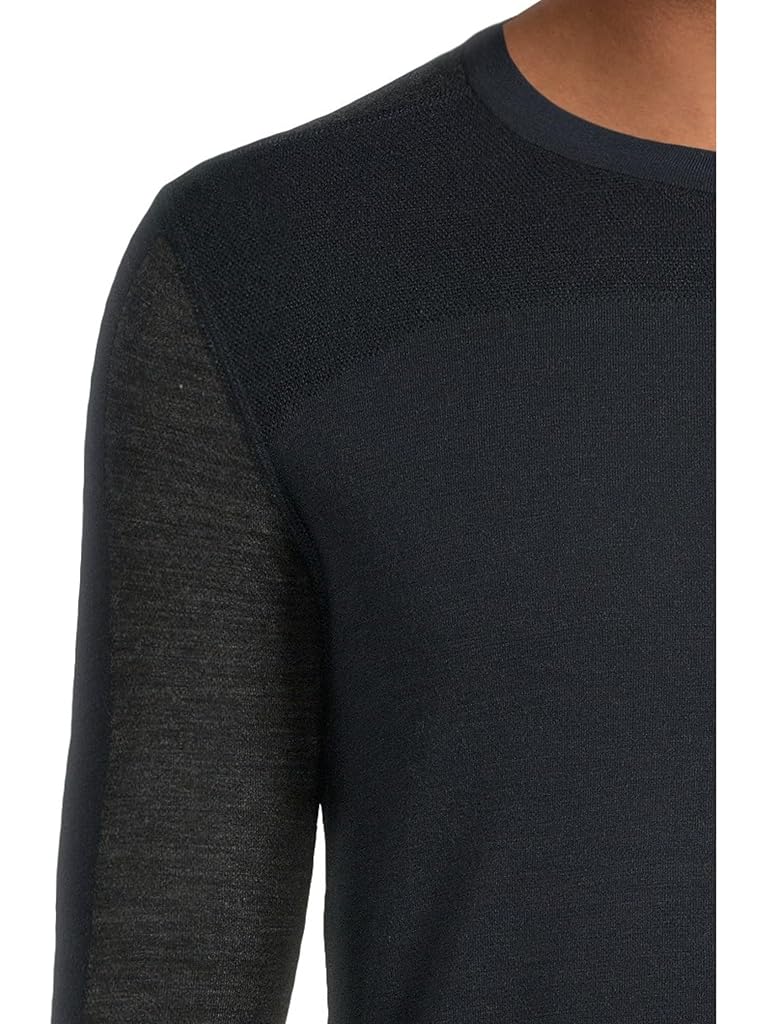 Blue Smartwool Intraknit Thermal Merino Base Layer Colorblock Crew
