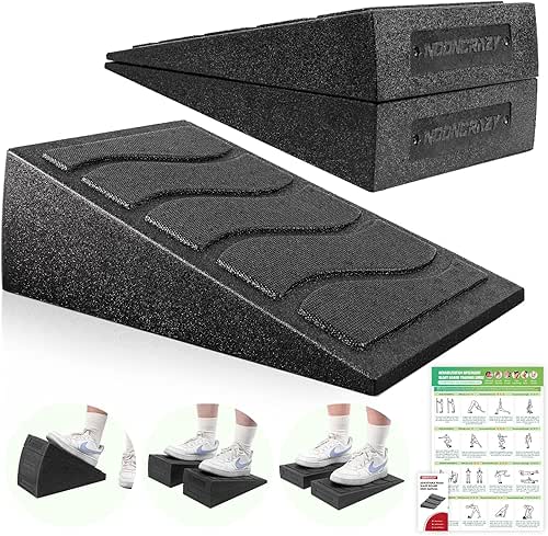Slant Board for Calf Stretching, 5 Adjustable Angles Incline Board