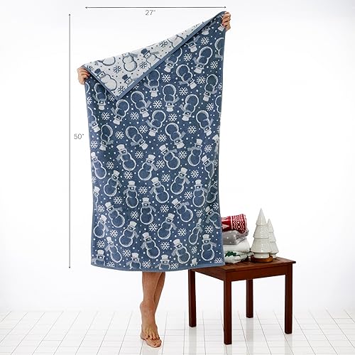 Vista 120 de SKL Home - Juego de toallas de mano Whistler a cuadros para invierno/Navidad, para baño, cocina, bar y regalo, 16 x 25 pulgadas, 2 unidades Whistler