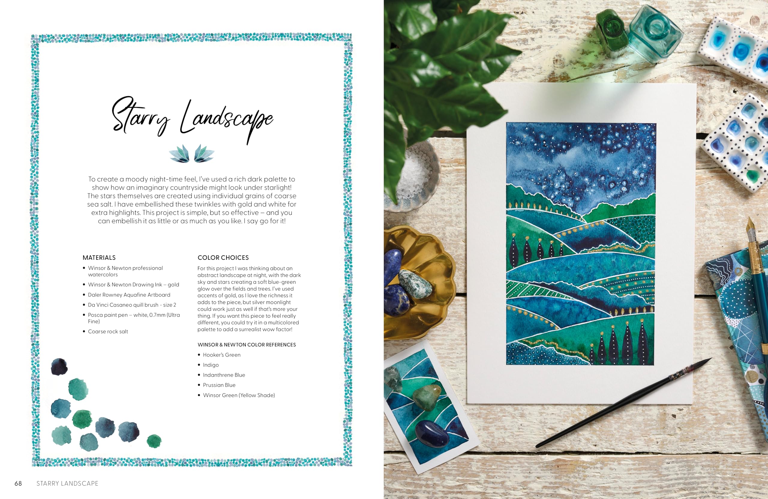 Creative Abstract Mixed Media : The Beginner's Guide to Expressive Painting with Watercolor and More!