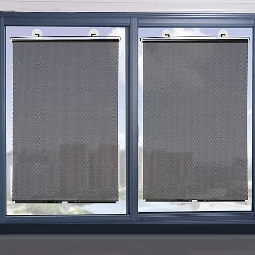 Miniatura 4 de Parasol telescópico para interiores, protección solar, resistente a los rayos UV, reduce el ruido para el hogar, baño, oficina, vidrio, 4 tamaños