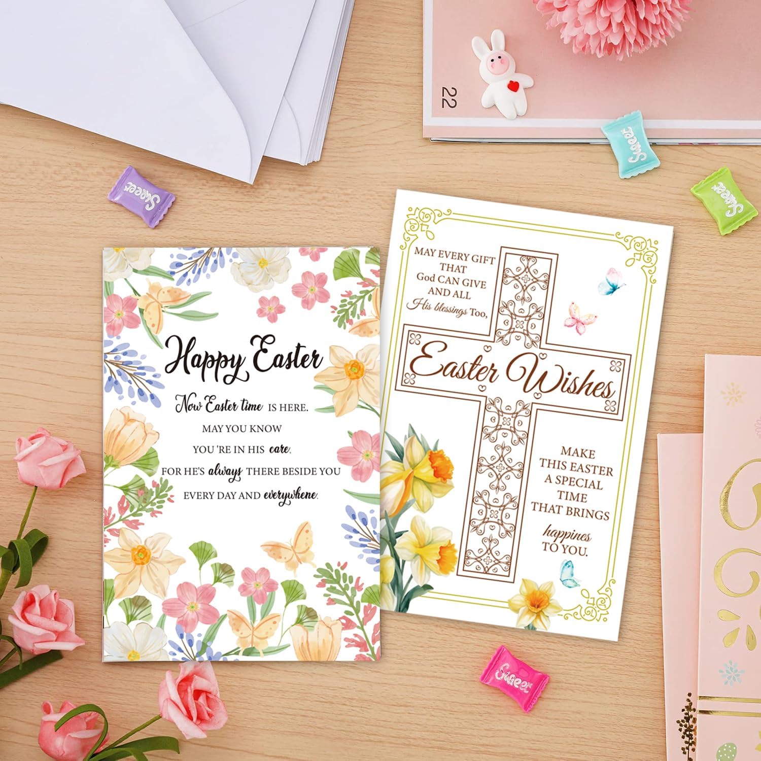 ZKFSIE 9 Pcs Easter Cards Multipack - Image 4