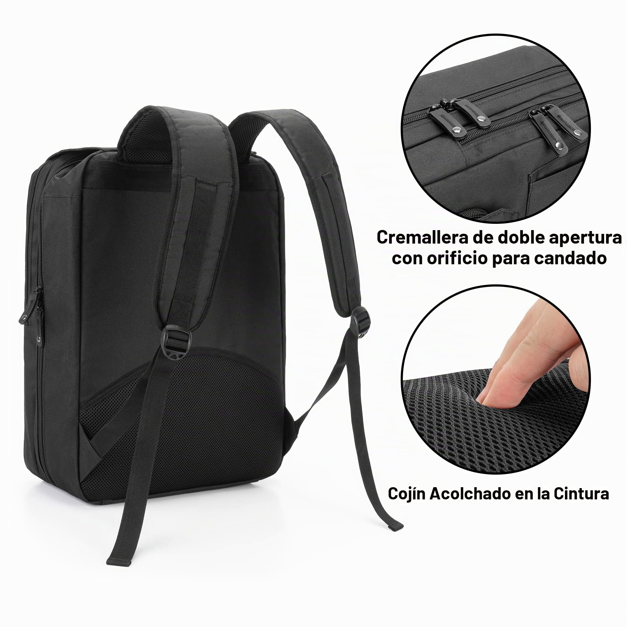 samdew Mochila para Cuchillos de Chef (Cuchillos no Incluidos) | Utensilios de Cocina Profesionales, Soporte para Cuchillos y Estuche para Utensilios con Múltiples Bolsillos