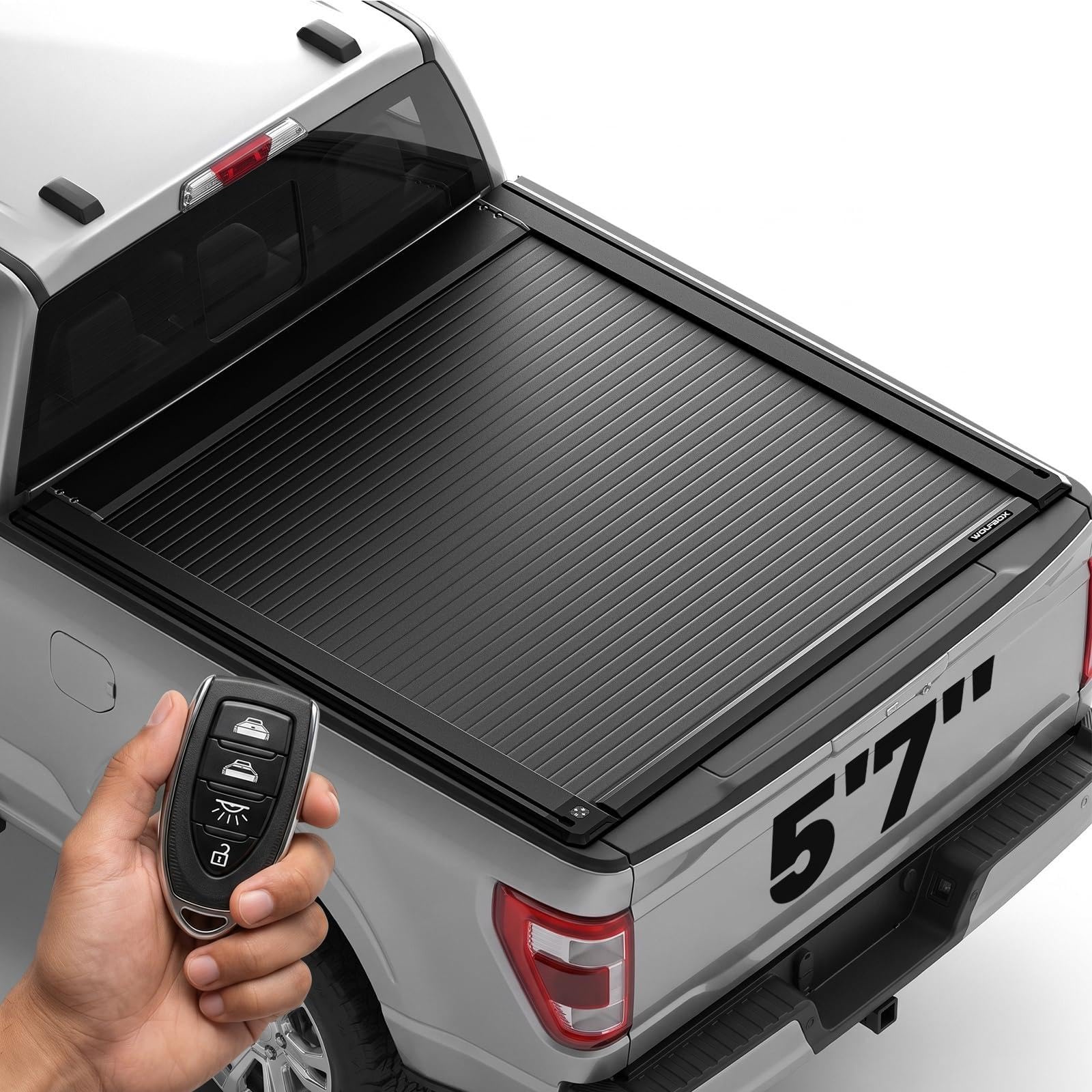 WOLFBOX Power Tonneau Cover for 2019-2026 Chevy Silverado & GMC Sierra 1500