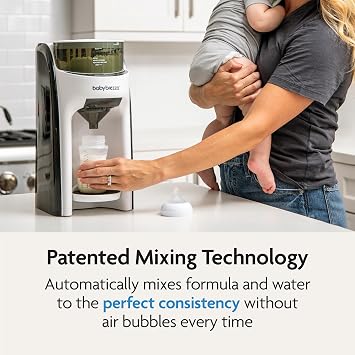 Baby Brezza Formula Pro Advanced Formula Dispenser Machine - Automatically Mix a Warm Formula Bottle Instantly - Easily Make Bottle with Automatic Powder Blending, White