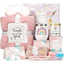 Get Well Soon Gifts for Women, Inspirational Birthday Gifts for Women, Self Care Package Get Well Gift Baskets for Friends After Surgery, Sympathy Thinking of you Gifts, Feel Better Cancer Care Gifts