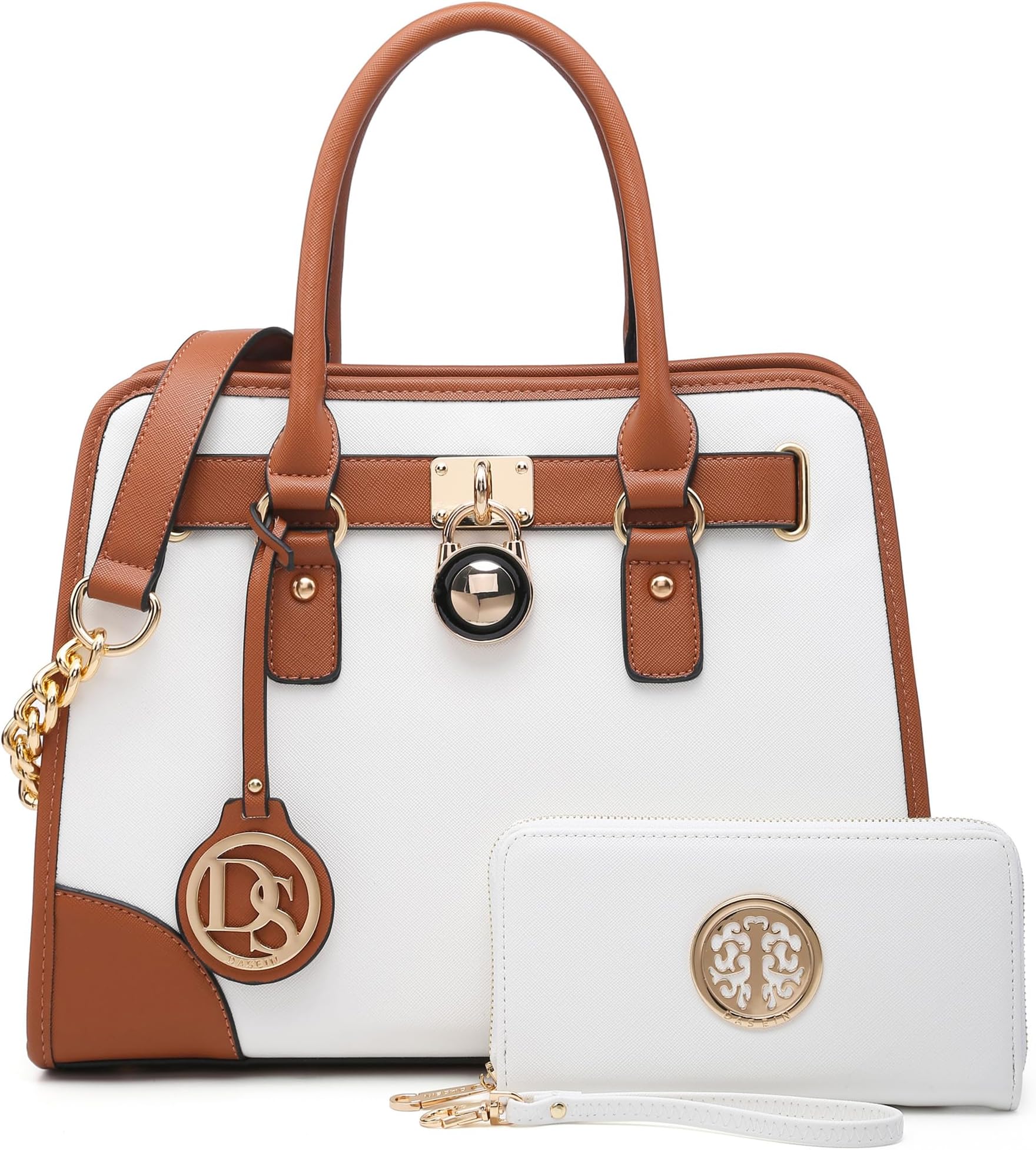 Women Designer Handbags and Purses Ladies Satchel Bags Shoulder Bags Top Handle Bags w/Matching Wallet