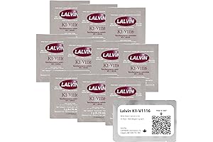 Lalvin K1-V1116 Wine Yeast, Make Wine, Cider, Mead, Kombucha at Home