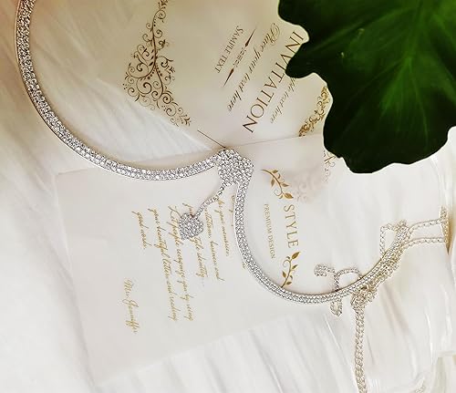 Miniatura 2 de Nieeweiy Cadena de soporte de pecho con diamantes de imitación colgante de corazón de cristal de moda soporte de pecho cadena de brasier sexy