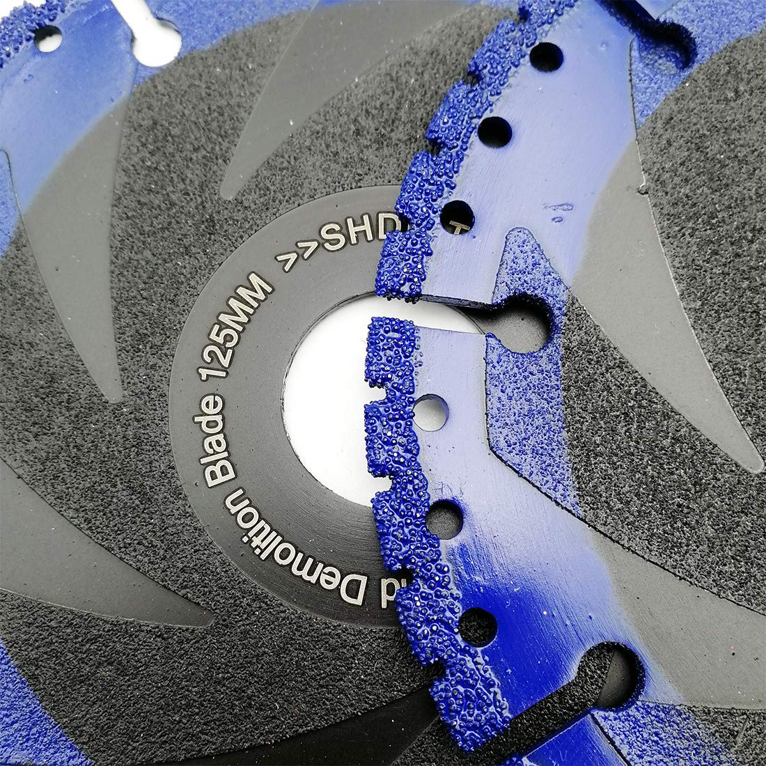 SHDIATOOL 2 szt. 125 mm Próżniowe Ostrze Diamentowe Ostrze do Rozbiórki ze stali nierdzewnej do kamienia Żelazna tarcza tnąca Diamentowe Koło Diamentowe Dysk (5 cali)