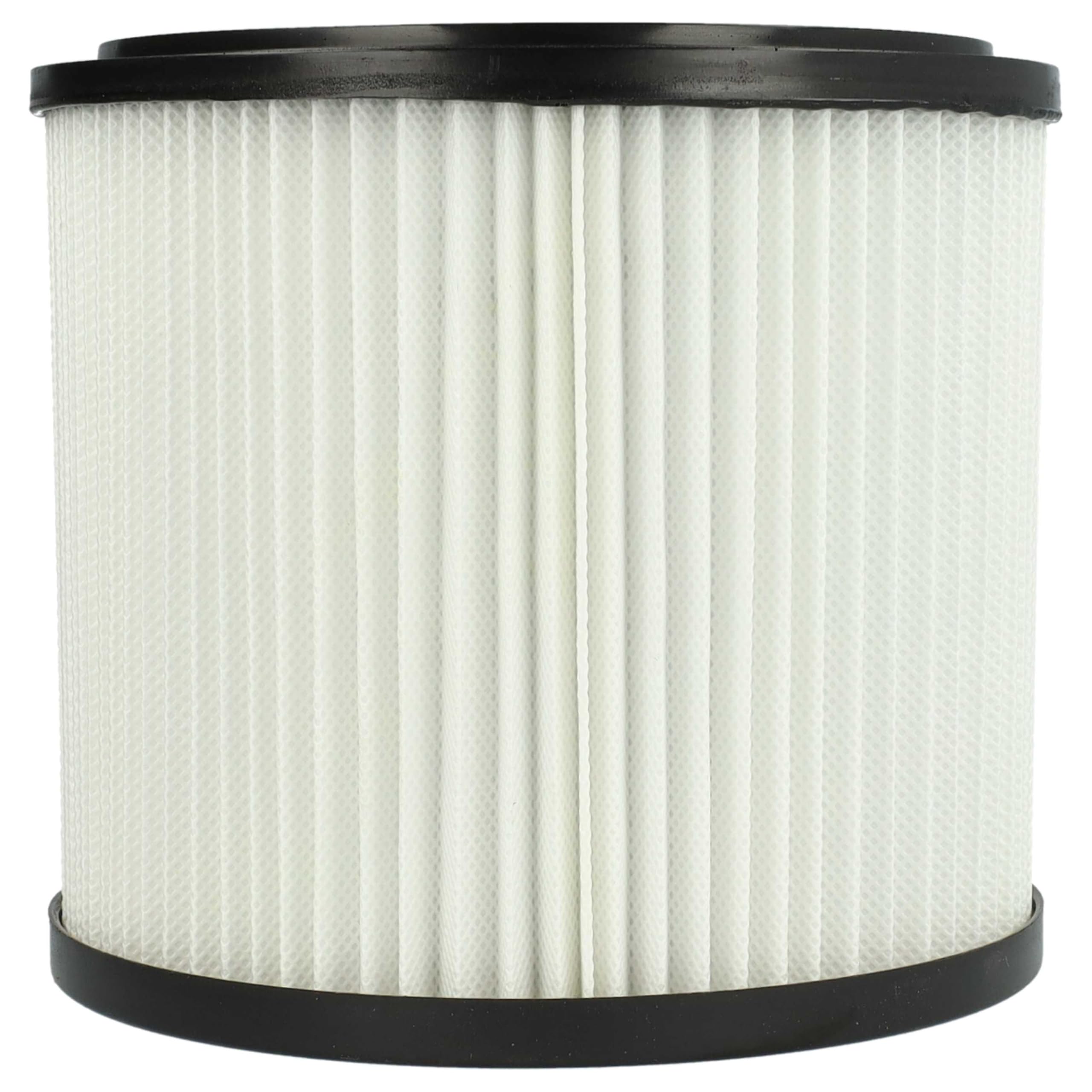 vhbw 4x filtro a pieghe piatte compatibile con Alaska WVC 1600 aspirapolvere - nero/bianco