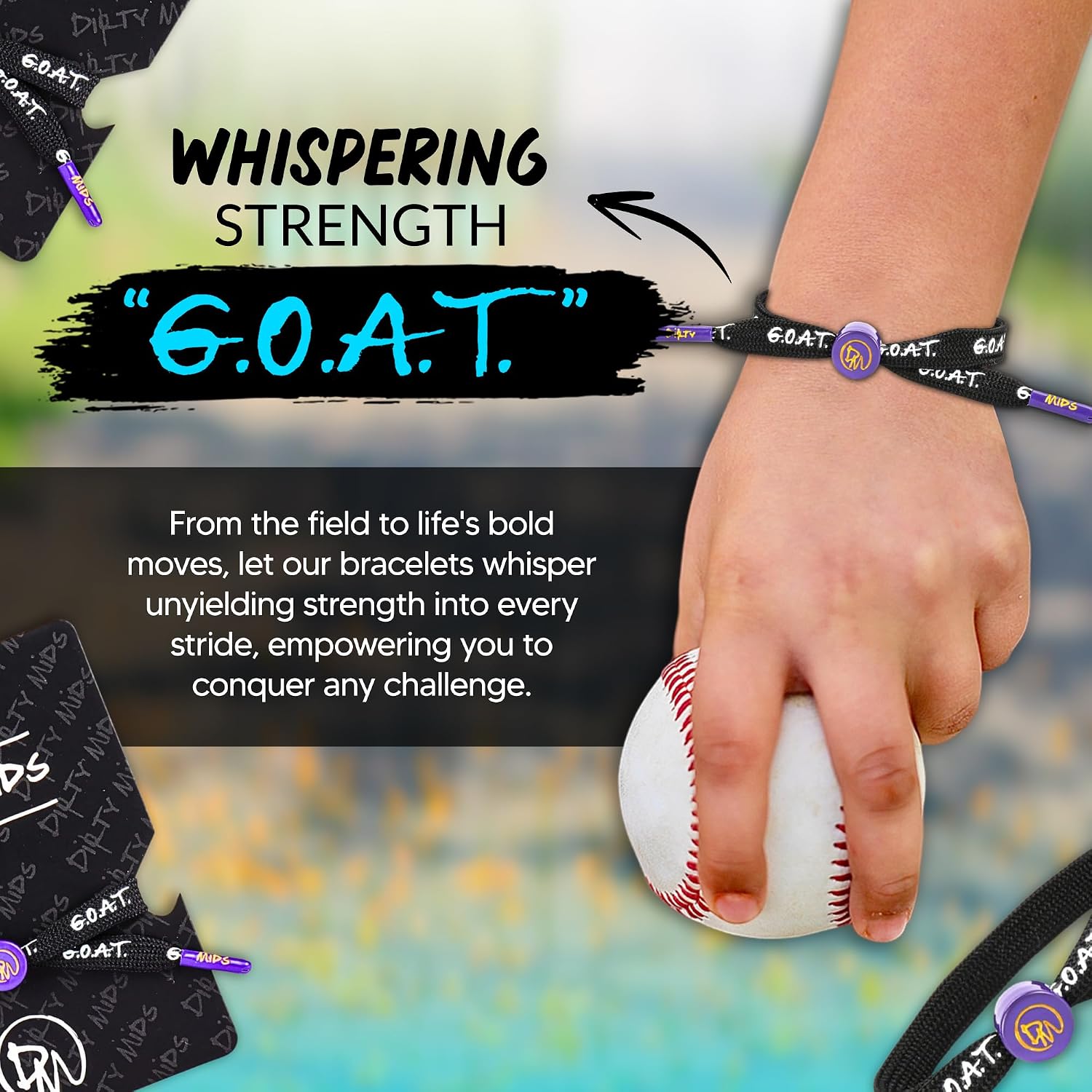 Dirty Mids Motiv8 Bracelet - Sleek Design, Adjustable Fit, Durable Style – One Size