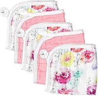 Vista 15 de HonestBaby Unisex Baby Toalla de algodón orgánico en paquete múltiple Accesorio de invierno, 5 unidades Gris tostado, Talla única Paquete de 5