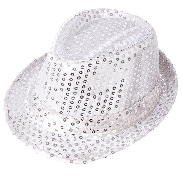P 'tit payaso sombrero tejido lentejuelas adulto - Borsalino