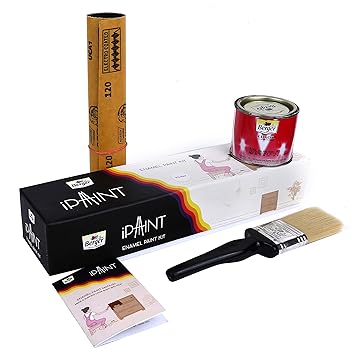 Berger F0001E0991001000 Enamel Paint Kit Black Multicolour Glossy Finish 200ml