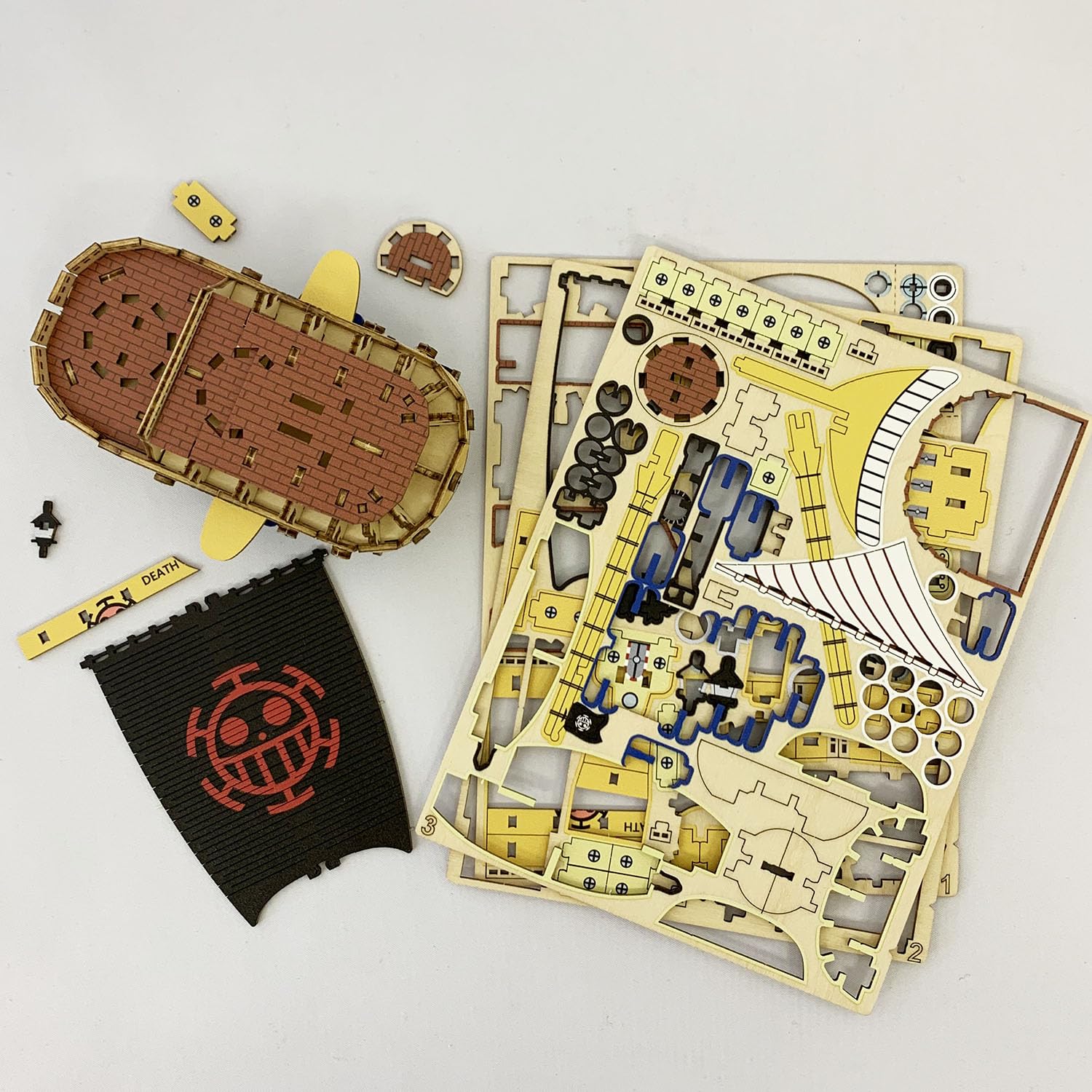 Amazon.co.jp: ポーラータング号｜ki-gu-mi ワンピース 3D木製パズル