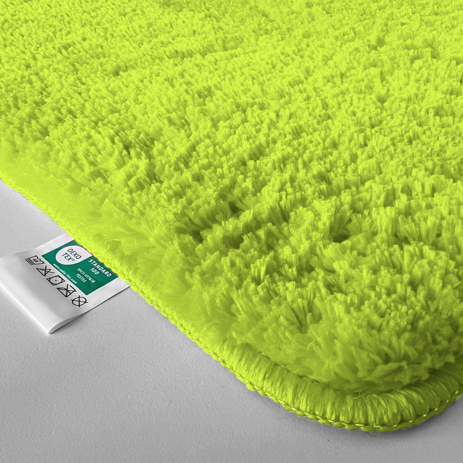 Floordirekt Badmat Sky - Badkamertapijt - zacht, dicht hoogpolig - antislip en sneldrogend - geschikt voor vloerverwarming - vierkant & rond (80 x 150