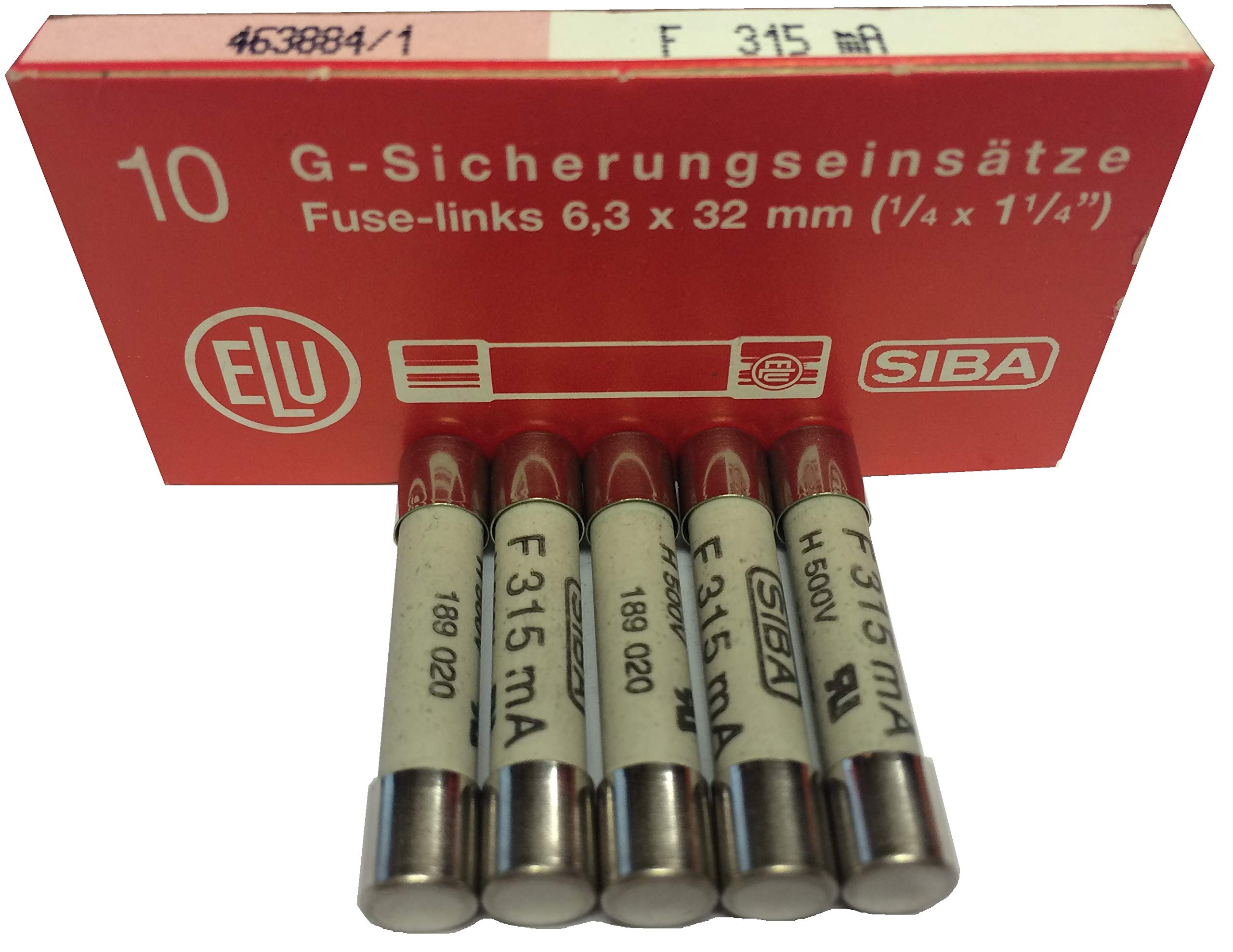 Buy SIBA Fuse 7006563 70 065 63 7006563 315mA 500V Ceramic Fuse