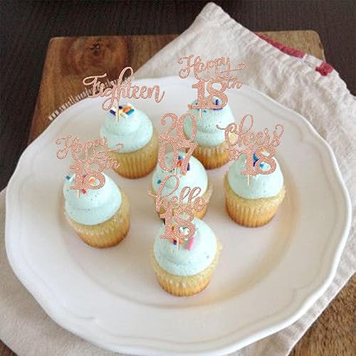 Miniatura 115 de Rsstarxi Paquete de 30 adornos para cupcakes de 15 cumpleaños con purpurina Mis Membrillo 15 desde 2010 Feliz 15º Cupcake Toppers Quince Cheers to