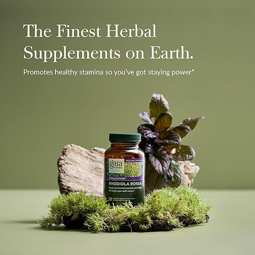 Miniatura 2 de Gaia Herbs Rhodiola Rosea - Suplemento de apoyo al estrés tradicionalmente para apoyar la resistencia saludable y la resistencia con extracto de