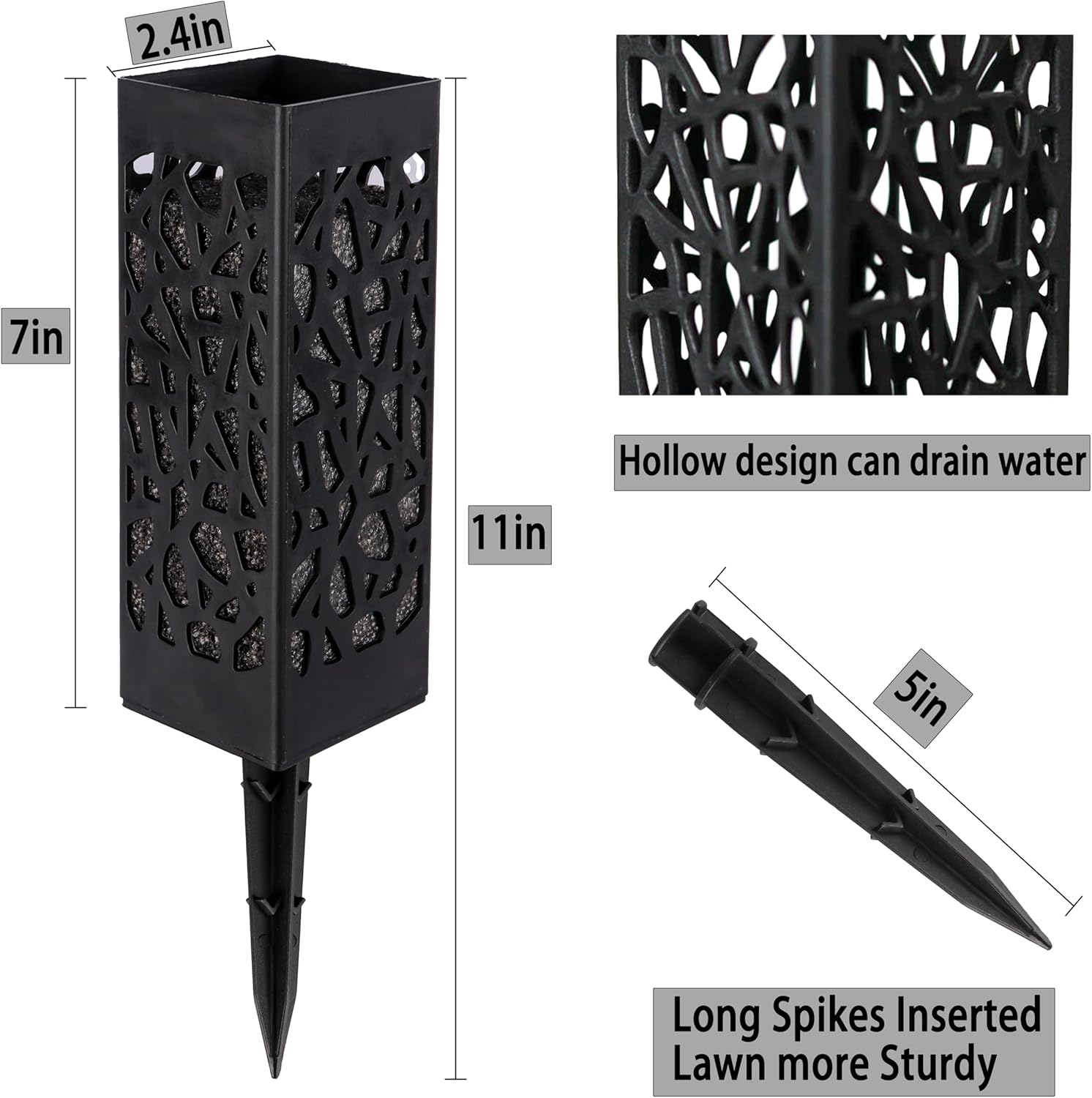 Artificial Cemetery Flowers – Grave Decorations, Cemetery Flowers for Grave Vase, Artificial Rose, Silk Flowers for Long-Lasting Remembrance(red, 2 Bouquets) - Image 5