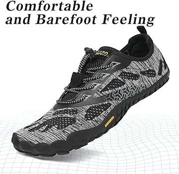 Barefoot Zapatillas de Trail Running Minimalistas Zapatillas de Deporte Exterior Interior Zapatos de Deportes Acuaticos,Unisex-Adulto2