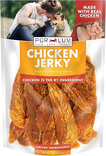 Miniatura 13 de Pur Luv - Golosinas para perros envueltas en batata dulce, sin piel cruda, hechas con pollo real, 16 Oz, saludables, fácilmente digeribles