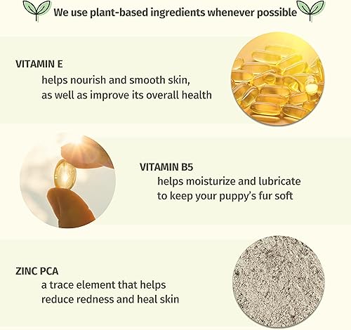 Miniatura 4 de Hempz Petz Champú desodorizante para perro, cremoso cítrico, naranja y frambuesa roja, 17 onzas líquidas, champú para mascotas