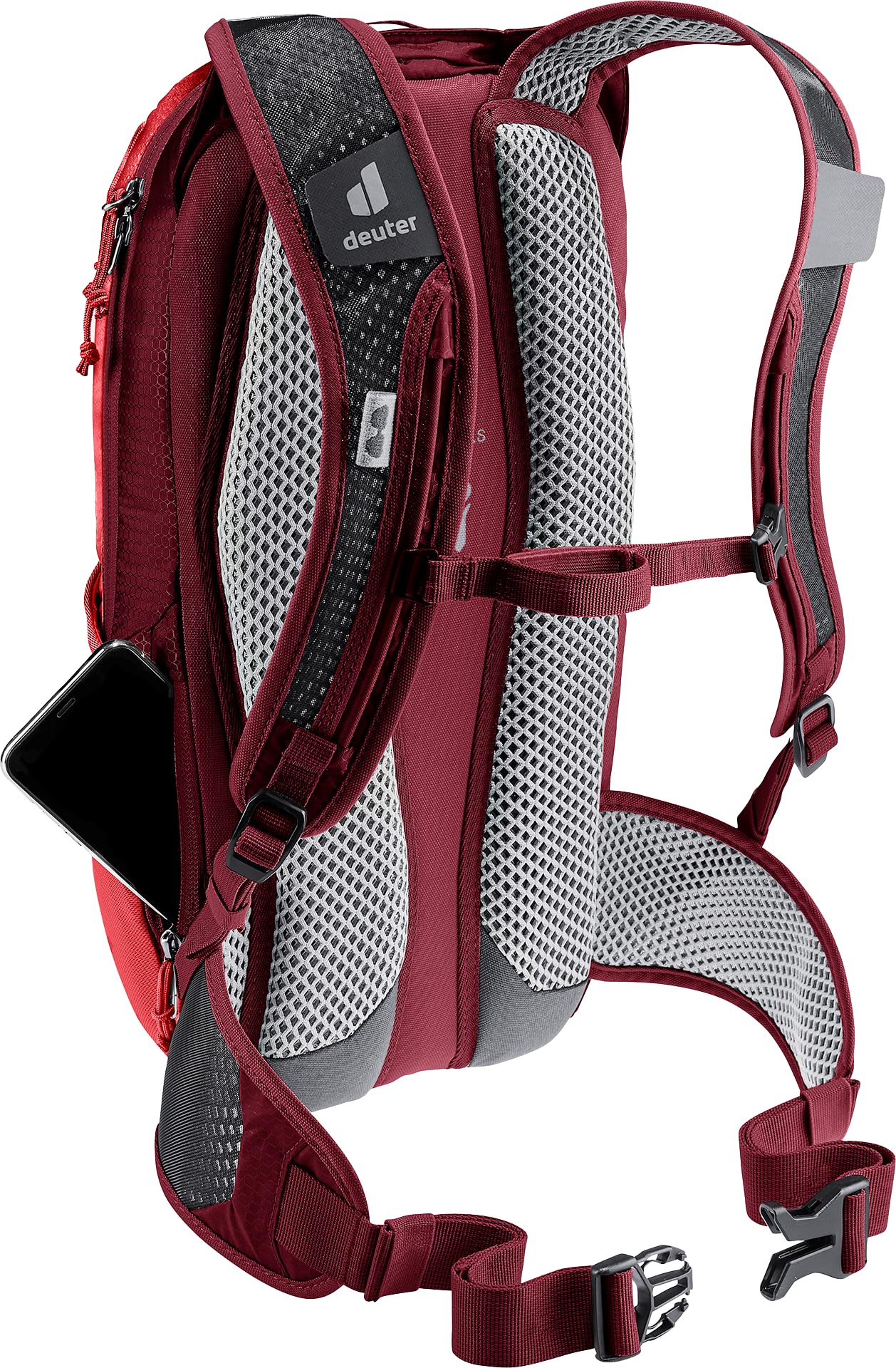 Deuter Race 8 Plecak rowerowy Unisex dla dorosłych, Cherry-masala, 8 L, Minimalistyczny