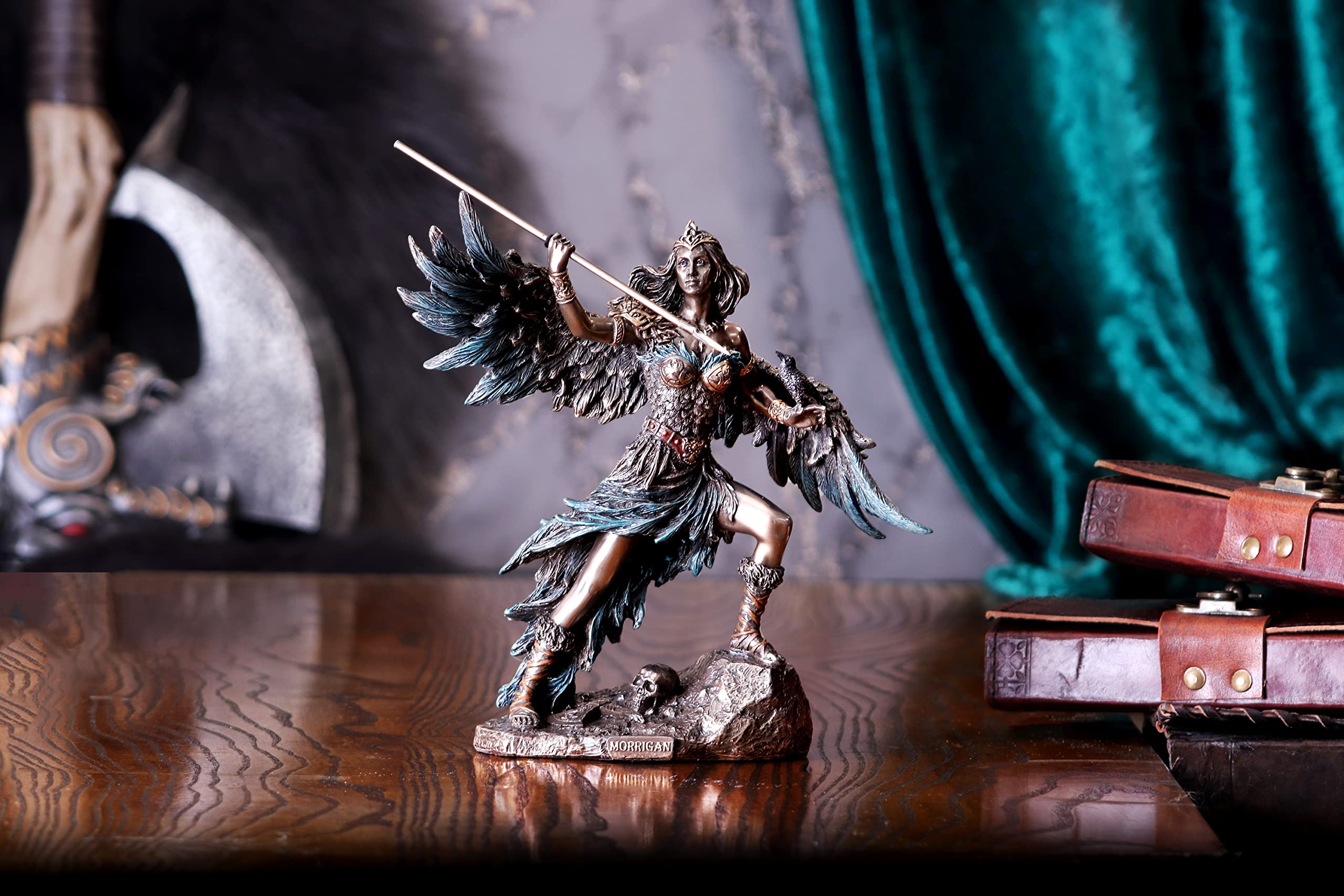 Nemesis Now Morrigan-Celtic Phantom Queen 22cm, Bronce