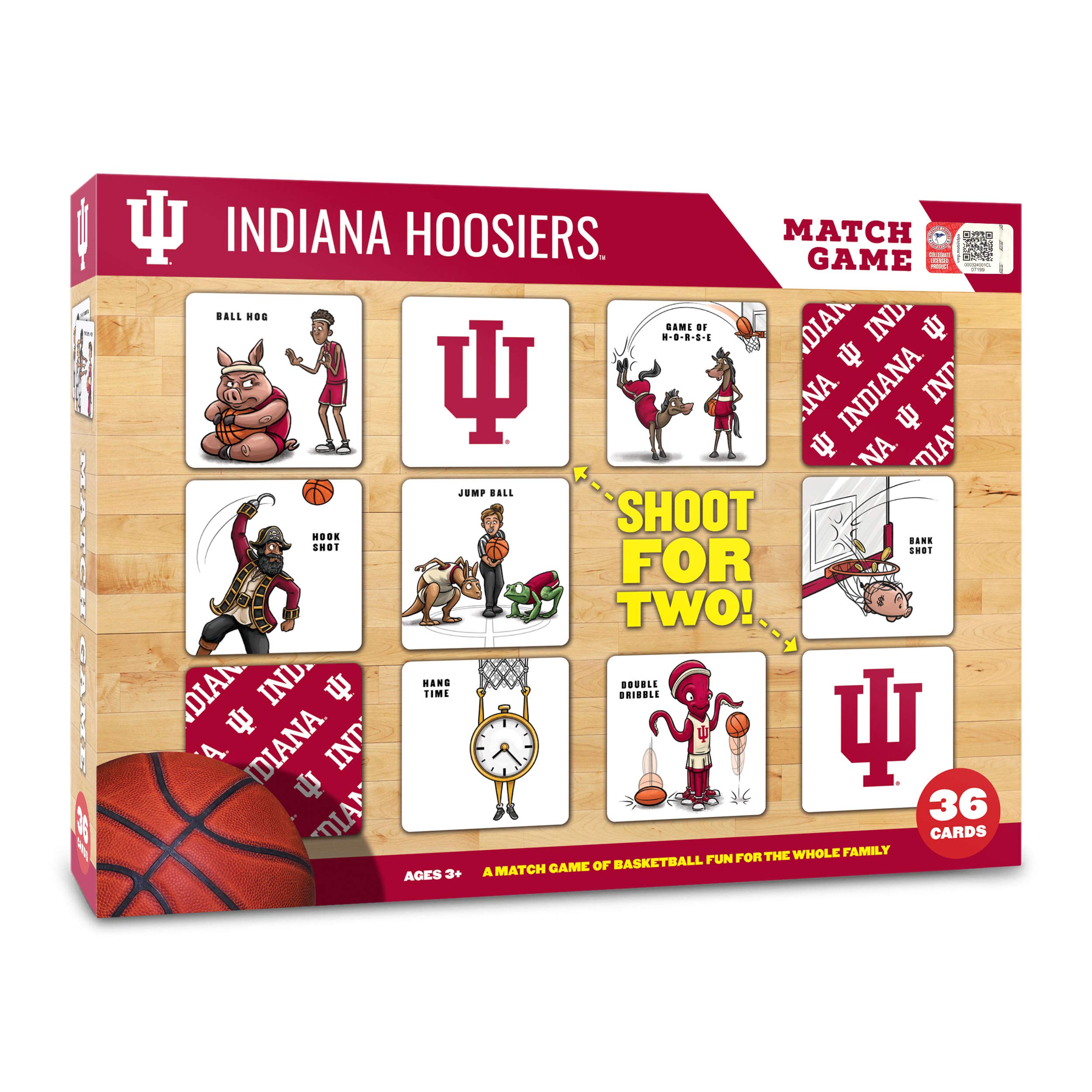YouTheFan NCAA Officially-Licensed Memory Match Game - Humorous, Team-Specific, Original Hand-Drawn Artwork, Fun for the Whole Family, for Fans Young and Old