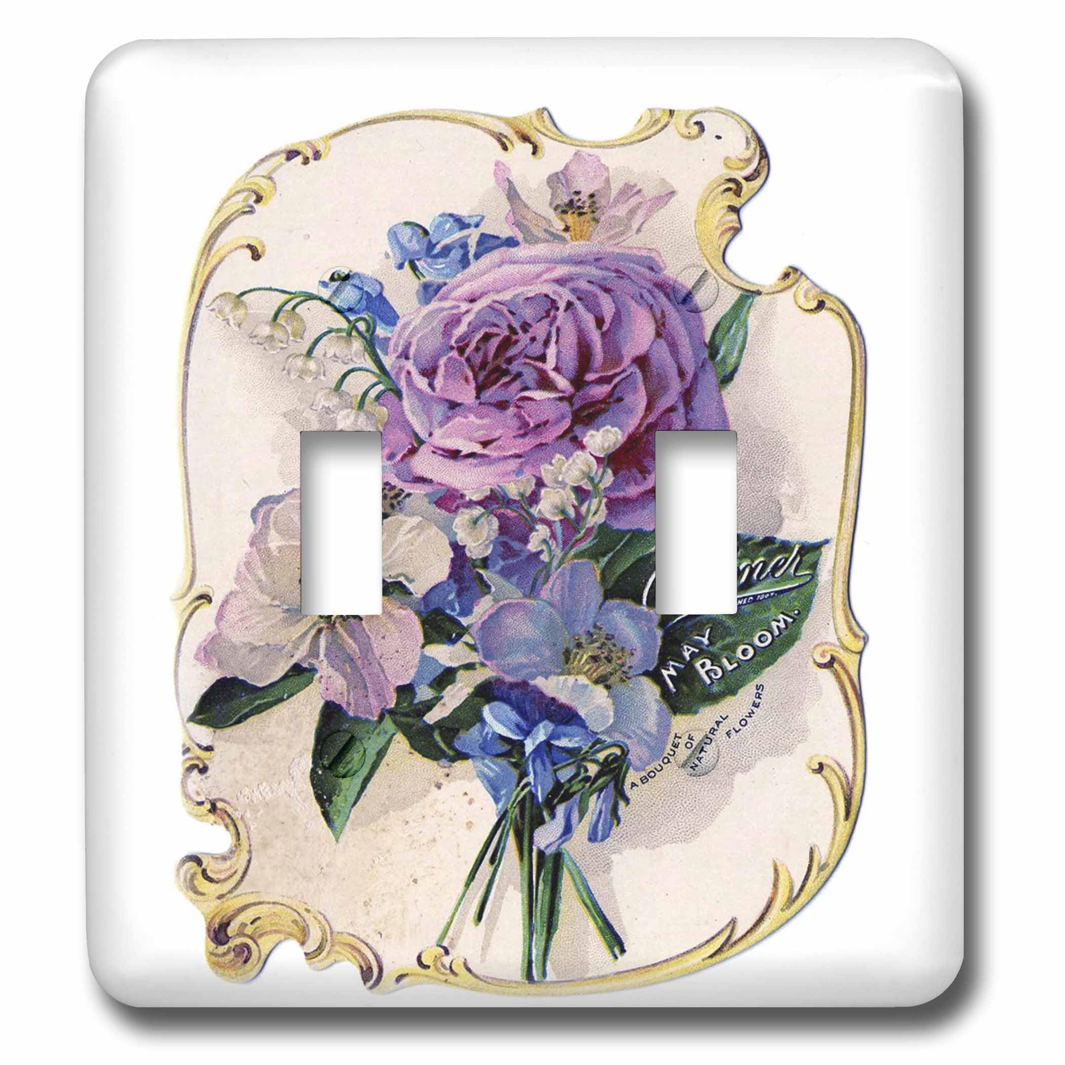 Interrupteur à bascule double 3dRose Lsp_40781_2 commande d'éclairage pour plaque murale