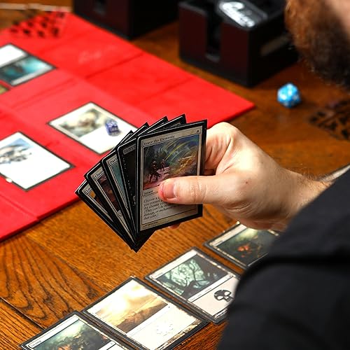 Miniatura 5 de Quiver Time 200 Artemis - Funda para cartas estándar, color negro, funda mate individual, protectores de tarjetas compatibles con Magic The