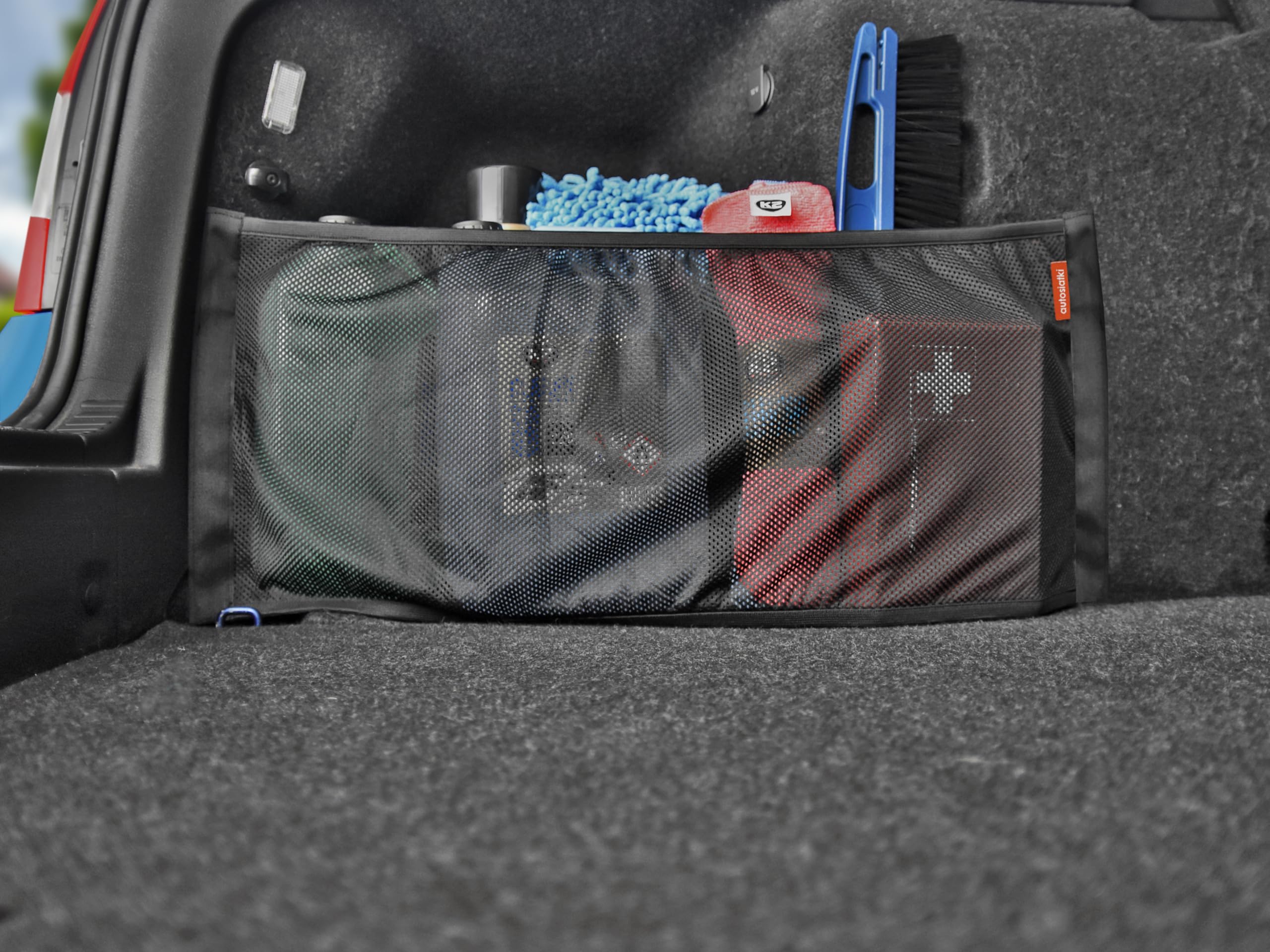 Sac Filet De Coffre Universel - 2 Pièces Avec Scratch - Organisateur Pour Voiture, Camion & Camping-Car - 5