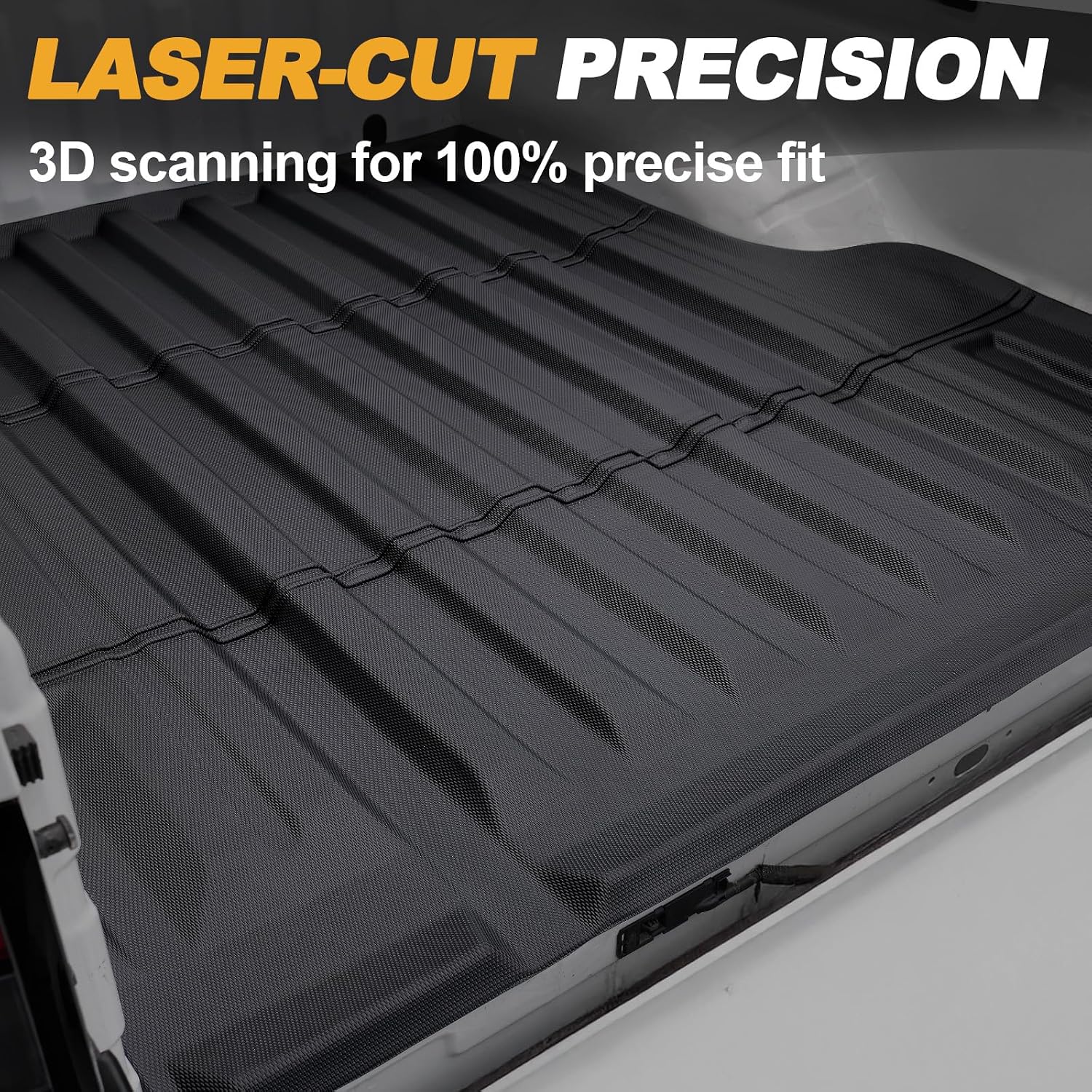 Truck Bed Mat for 2022-2025 2026 Nissan Frontier 5FT, All Weather TPE Waterproof Truck Bed Liner for 2025 Nissan Frontier Pickup Crew Cab Accessories