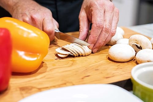 Miniatura 8 de Juego de 2 cuchillos de cocina de alta calidad, cuchillo utilitario ultraafilado de 5 pulgadas y cuchillo de pelar de 3.5 pulgadas, acero inoxidable