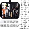 Jewelry Making Supplies Set, Audab Jewellery Making Kit with Jewellery Tools, Beading Wires Wrapping Charms Jewellery Pliers and Jewelry Findings for Earrings Bracelets Necklaces Making and Repair
