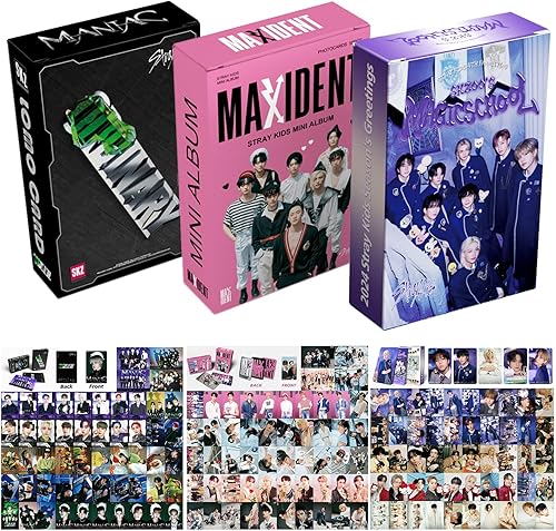 KPOPBP Stray Kids - Juego de 3 tarjetas fotográficas Maxident, Oddinary Lomo, 2023, nuevo álbum, The Sound SKZ, productos de regalo