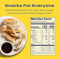 Vista 2 de Feel Good Foods, Potstickers sin gluten de pollo, 283.5 gramos (10 onzas)