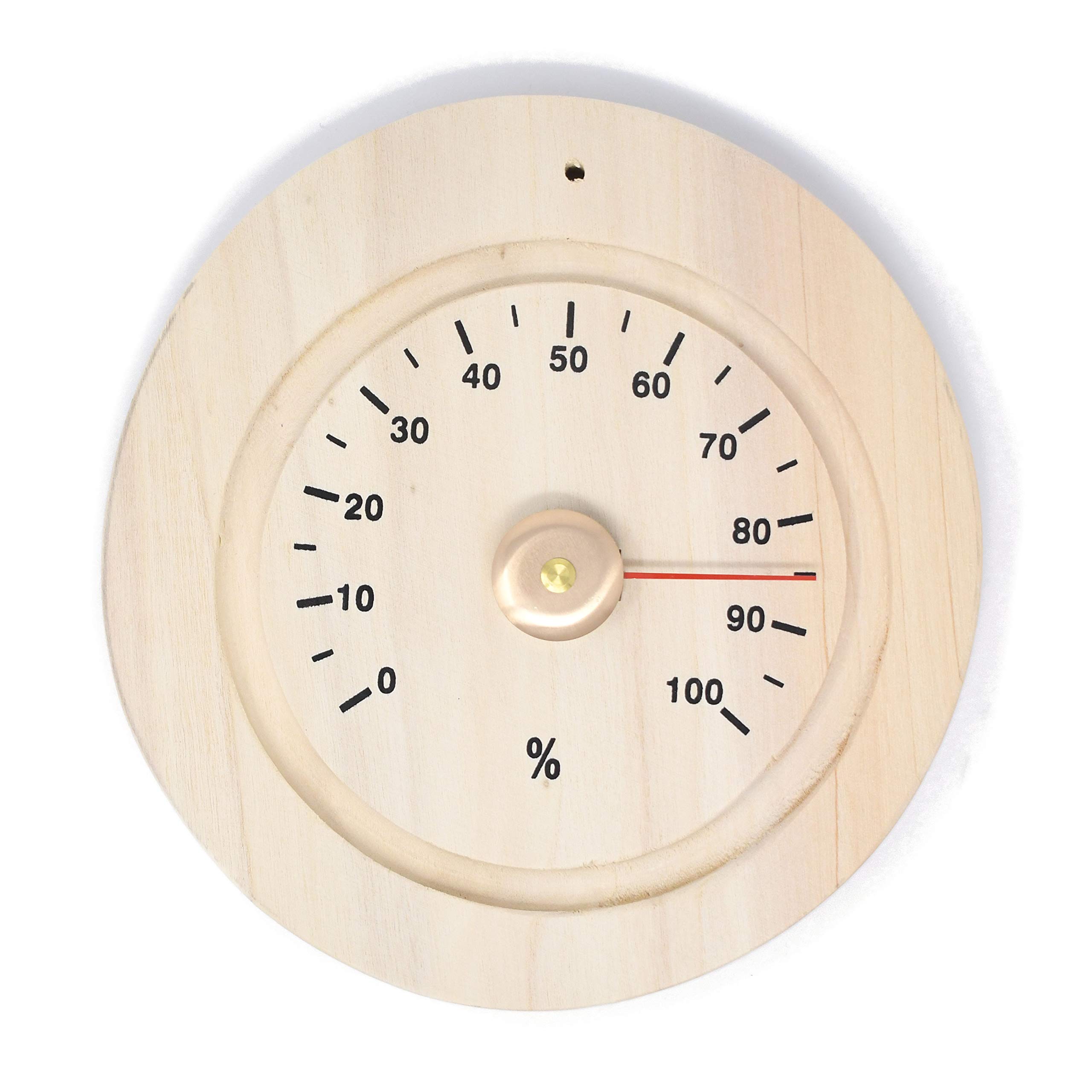 ALEKO WJ01 Hygrometer for Sauna Handcrafted from Finnish Pine
