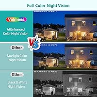Vista 3 de 3MP Window Cameras for Home Security-2 Pack, 5G & 2.4GHz WiFi Dome Security Camera with Full Color Night Vision, Person & Motion Detection, Two-Way