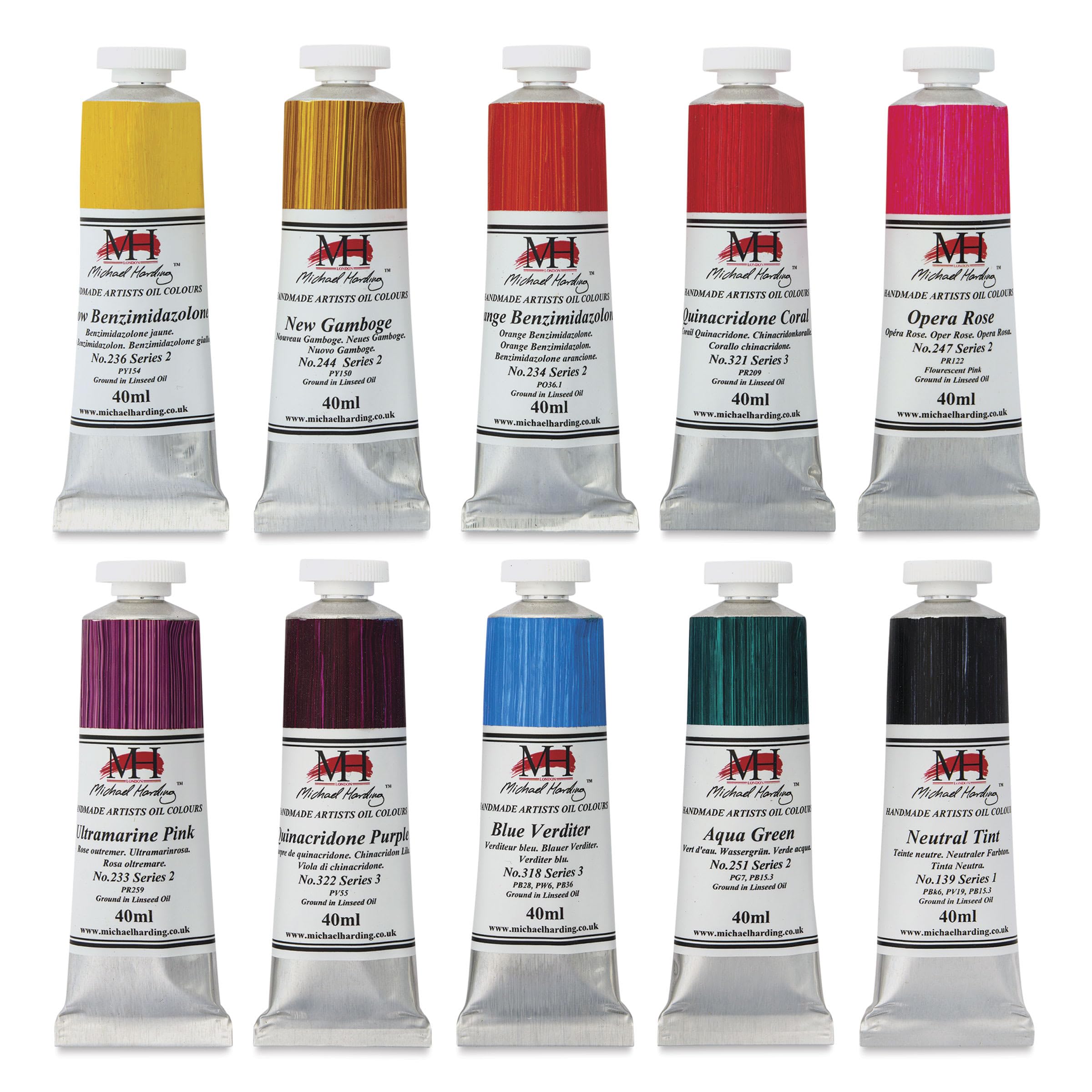 Amazon.com: Michael Harding Artists' Oil Colors, Brick Lane Set