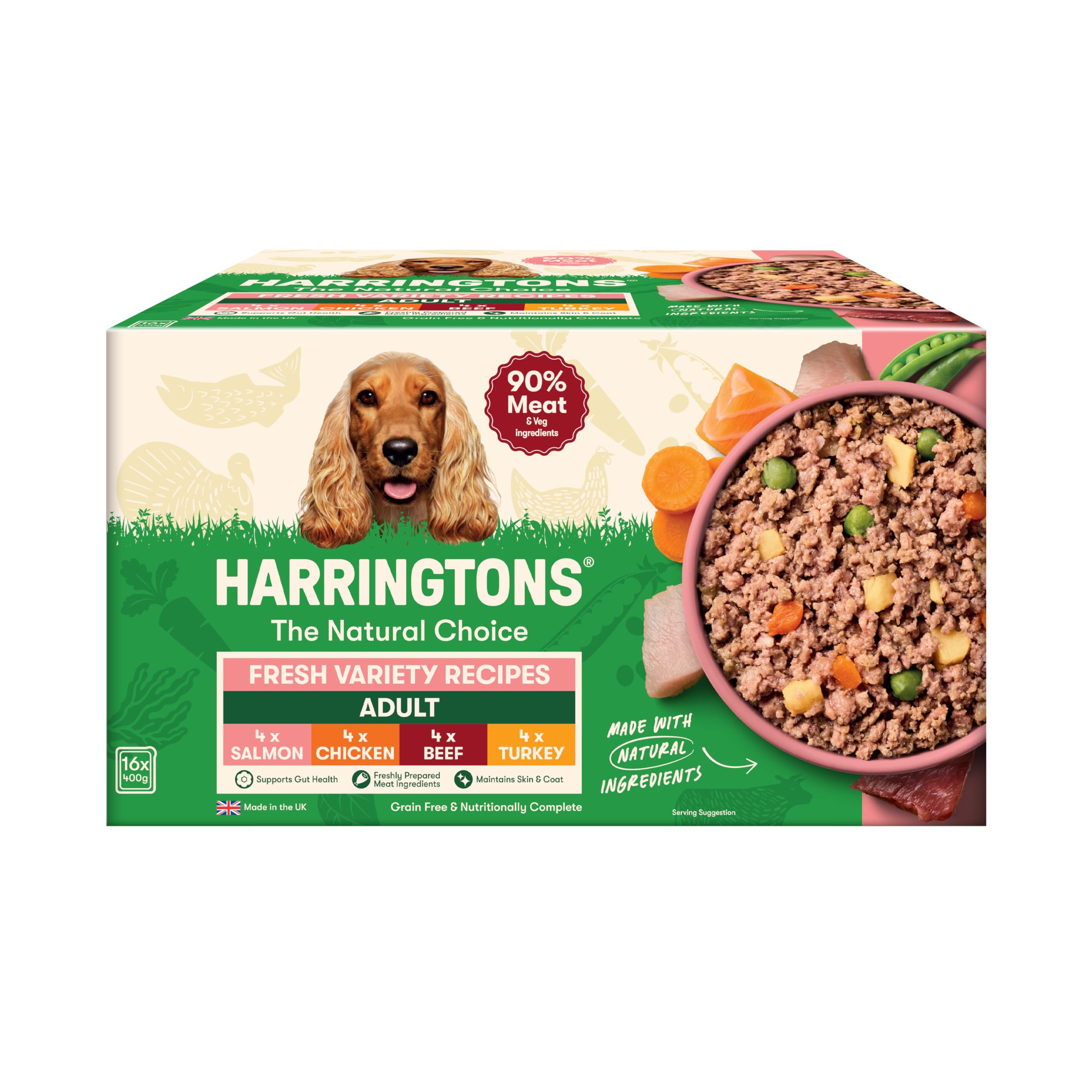 Harringtons Complete Adult Grain-Free - Fresh Variety - 16 X 400G