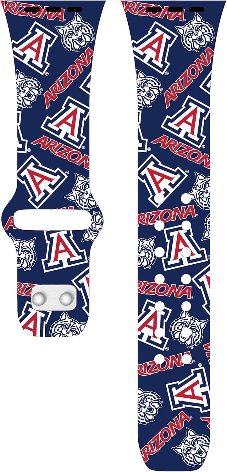 Affinity Bands Arizona Wildcats HD Combo Package Compatible with Apple Watch and AirPods Pro (42/44/45/49mm (46mm Series 11) Short Random)
