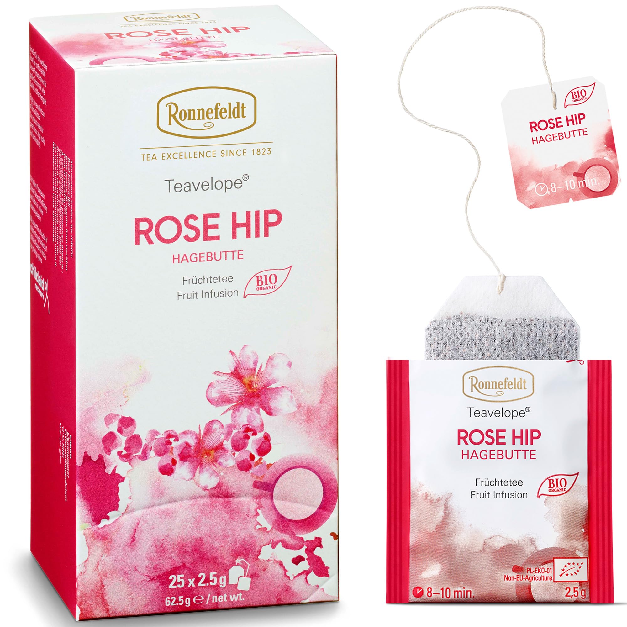 Ronnefeldt Teavelope Rose Hip Organic