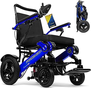 Forcemech Electric Wheelchairs for Adults Lightweight Foldable 2026 New Model Navigator Pro - Power Motorized Wheelchair Airline Approved All Terrain 18 Miles, Electric Wheelchair 400 Lbs Capacity
