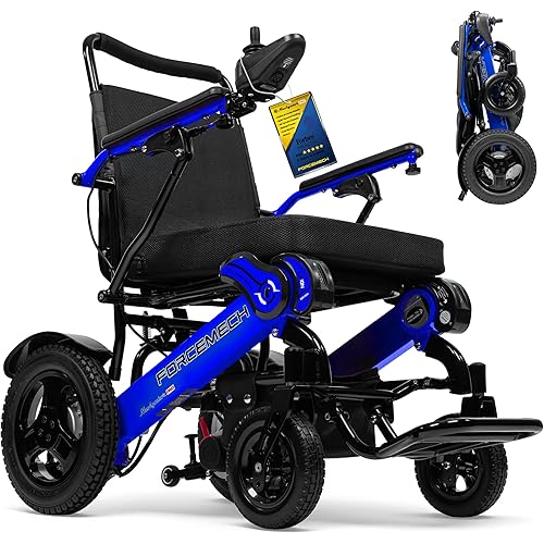 Electric Wheelchairs for Adults Lightweight Foldable 2026 New Model Navigator Pro - Power Motorized Wheelchair Airline Approved All Terrain 18 Miles, Electric Wheelchair 400 Lbs Capacity