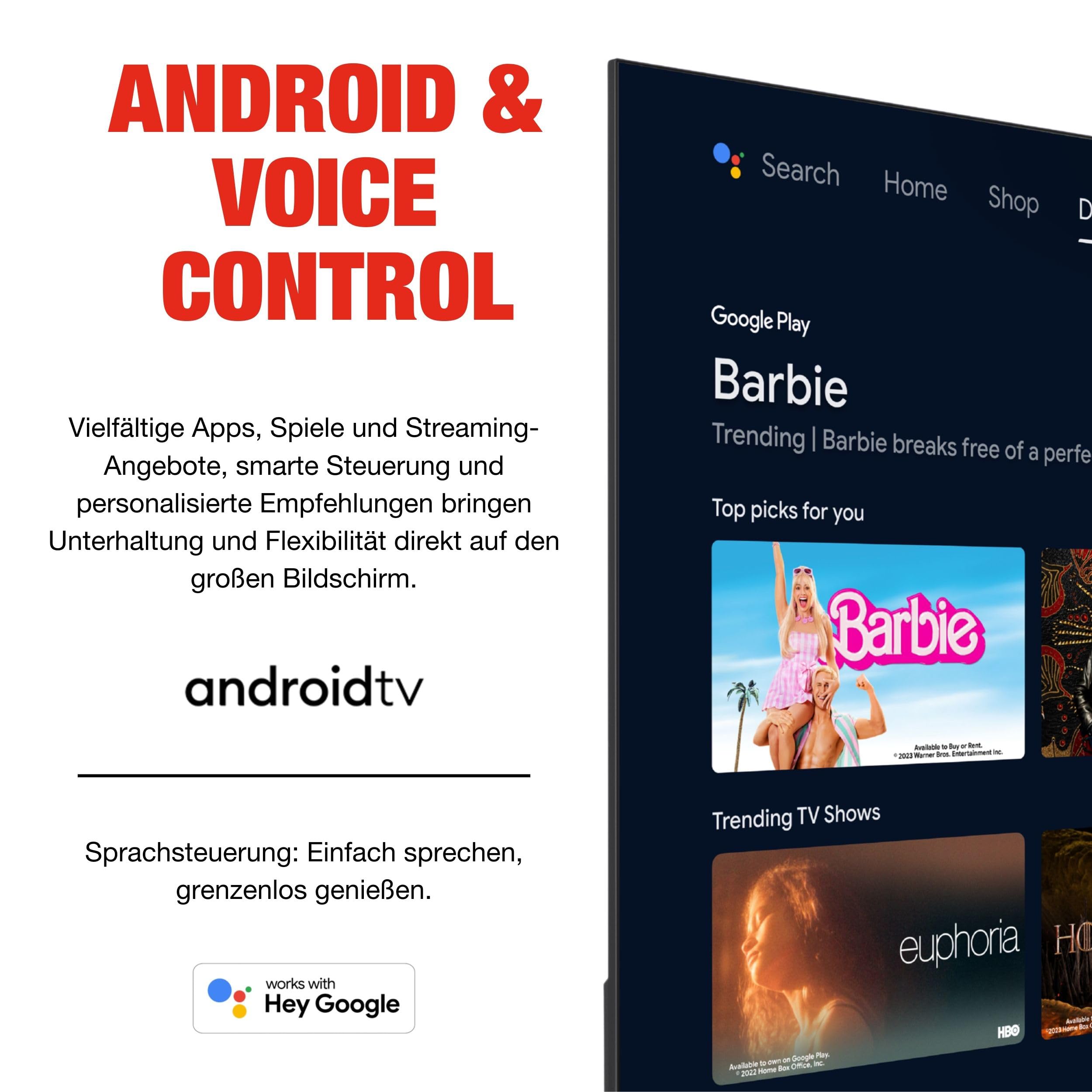 Telefunken D32Q751X2CW QLED Fernseher Smart TV Android TV Full HD 32 Zoll – Bild 7