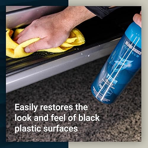 Miniatura 6 de Bling Sauce Platinum Recorta la salsa, restaurador de plástico negro 3 en 1. Limpia, protege y restaura los adornos de plástico negro desteñidos o